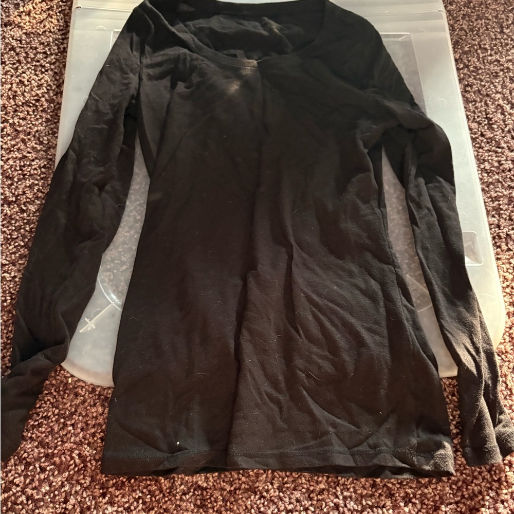 Black Long Sleeve Top
